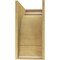 Ekena Millwork 12"W x 24"D x 24"H Classic Olympic Rough Cedar Woodgrain TimberThane Corbel, Primed Tan CORUR12X24X24OLYRCPR - alternate 6